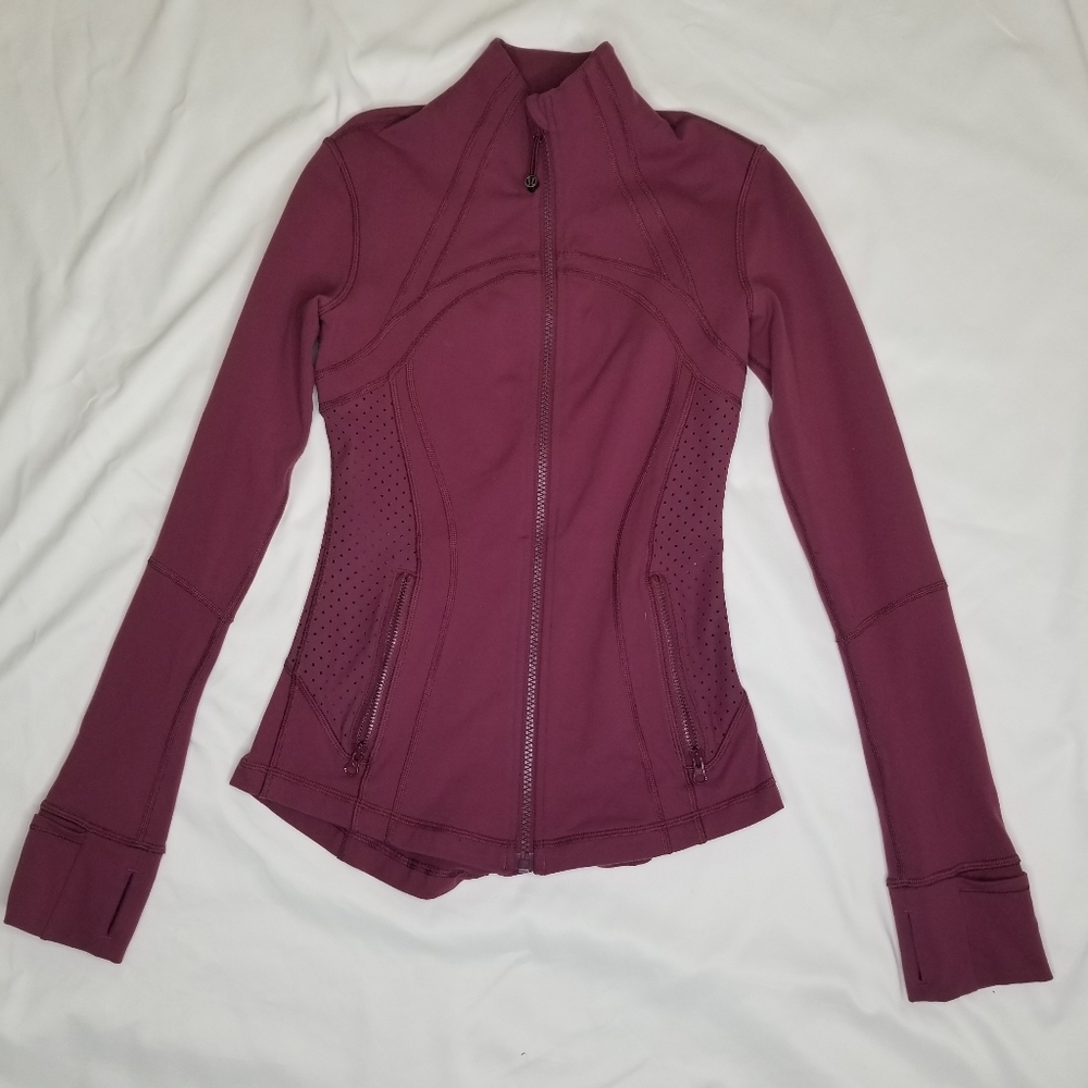 Lululemon Define Jacket (Exhale) In Red Grape - image 2